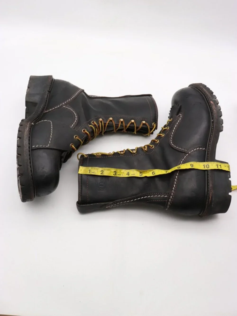 Wesco Jobmaster Black Leather Men's Size 11 E Lace-Up Work Boots Steel Toe Shoes